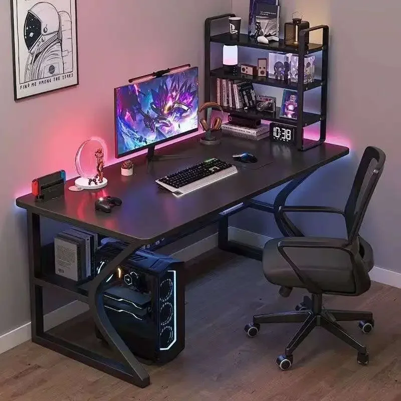 Desk Setup White - Q Minimalistische Konsolen-Computertische, hochwertige Einrichtung, Organizer,