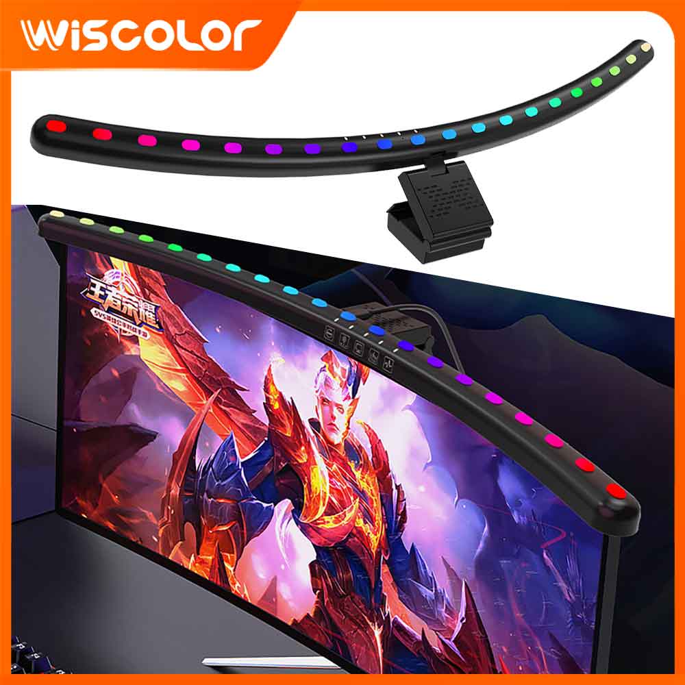 Desk Setup Rgb - RGB-Lichtleiste Monitor Smart WLAN Raumdekoration LED-Leuchten