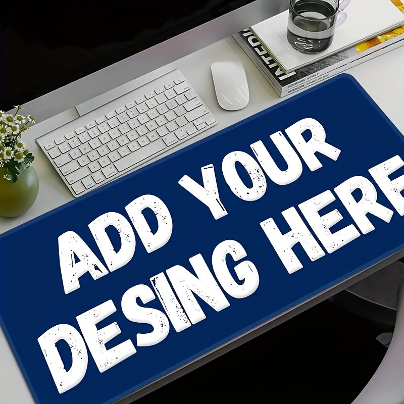 Rubber Mat Desk - Individuelles Kunstdesign Schreibtischunterlage Personalisierter Bilddruck Rutschfeste