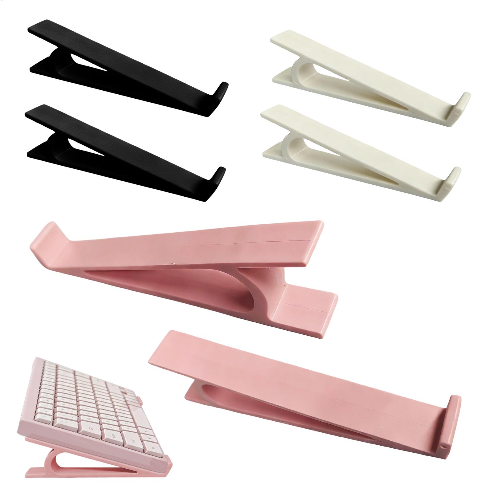 Desk Setup Riser - Universeller Tastaturständer, 2 Stück/Paar, ergonomischer, rutschfester