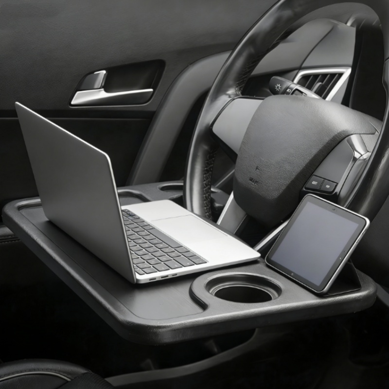 Desk Setup Laptop - Auto-Lenkradtisch Universelle Lenkradhalterung Laptop-Tablet Multifunktionaler Esstisch-Halter