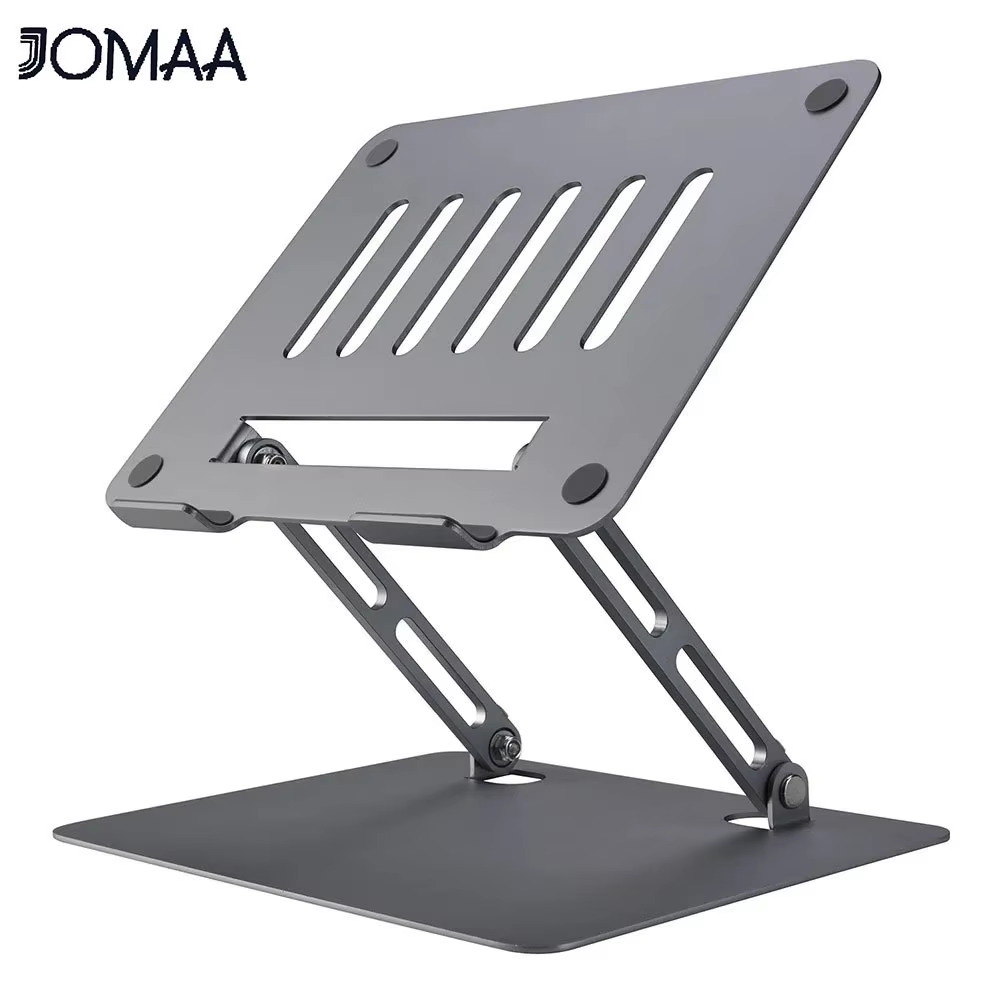 Desk Setup Riser - Jomaa Verstellbarer Laptop-Ständer, tragbarer Aluminium-Riser, ergonomischer,
