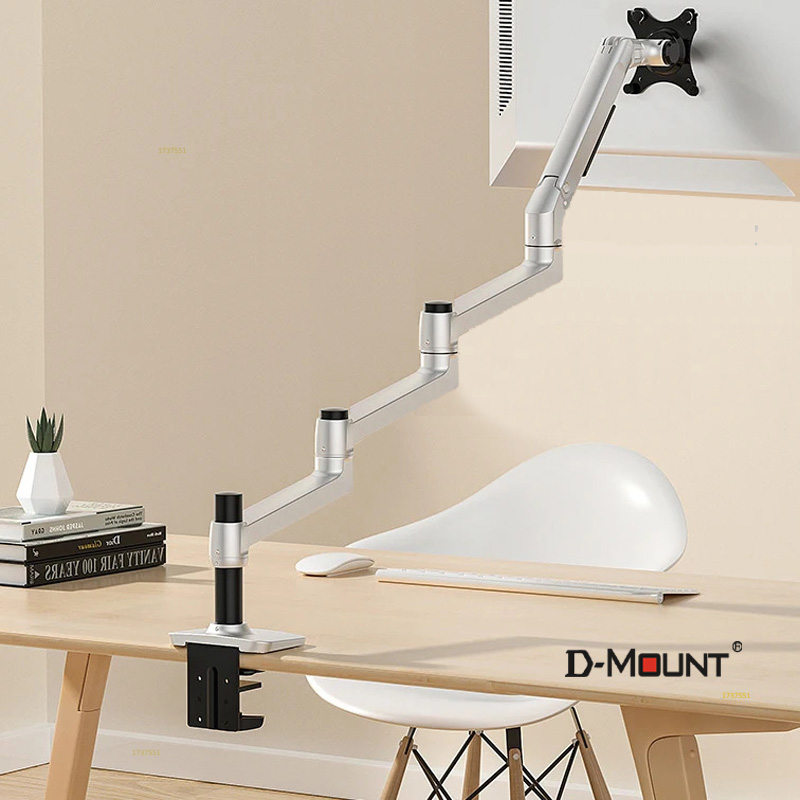 Desk Setup Monitor Arm - (1098mm) DL-8014 Mechanische Feder 3-6KG Extra