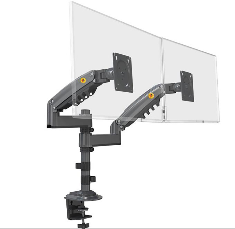 Desk Setup Monitor Arm - NB H180 Doppelmonitor-Tischhalterungsarm mit Gasfeder, Vollbewegung,