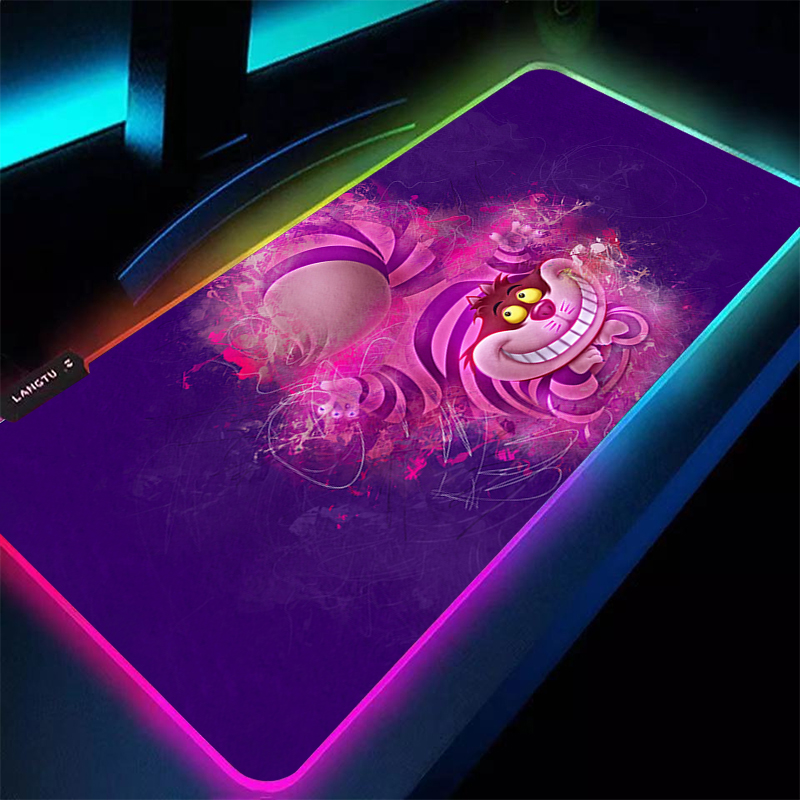 Desk Setup Laptop - Großes Mauspad RGB A-Alices in Wonderland