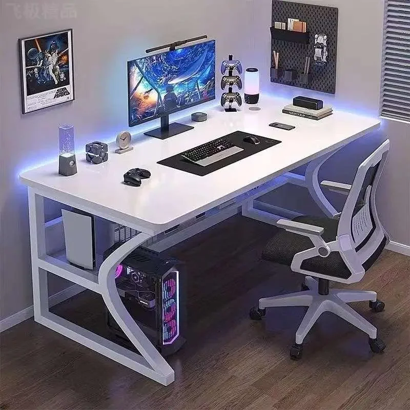 Q Minimalistische Konsolen-Com – Desk Setup White Bewertung und Preis