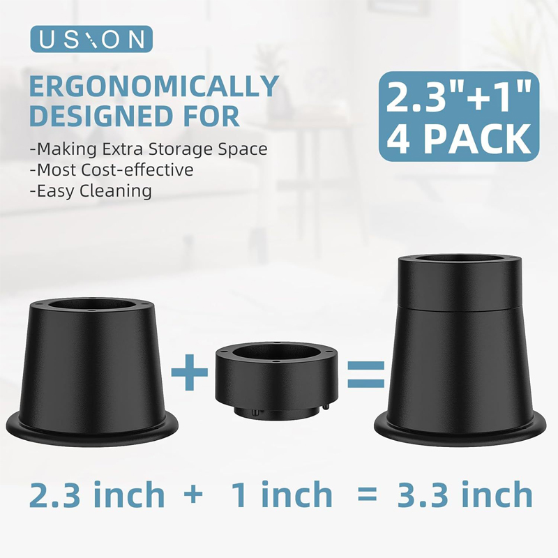 4 Stück robuste Möbel-Riser, r – Desk Setup Riser Bewertung und Preis