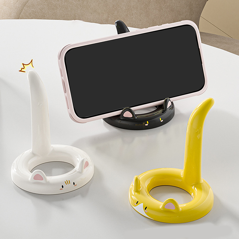 Niedlicher und süßer Handyhalt – Desk Setup Decor Bewertung und Preis