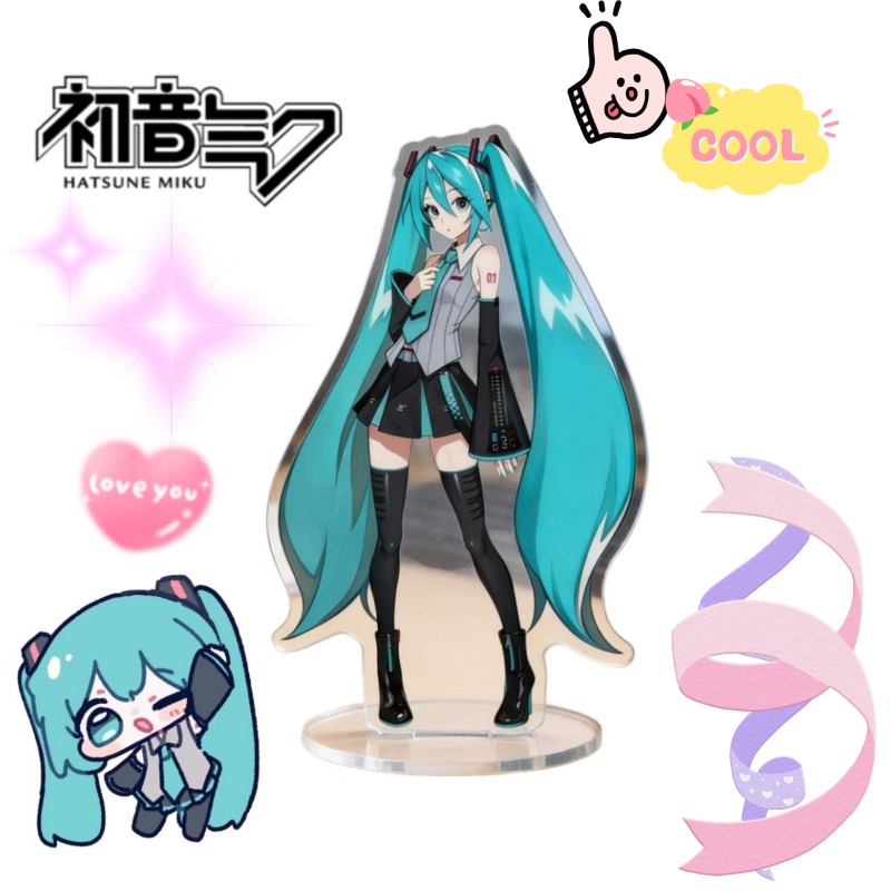 Hatsune Miku 10cm Acryl-Stände – Desk Setup Decor Bewertung und Preis