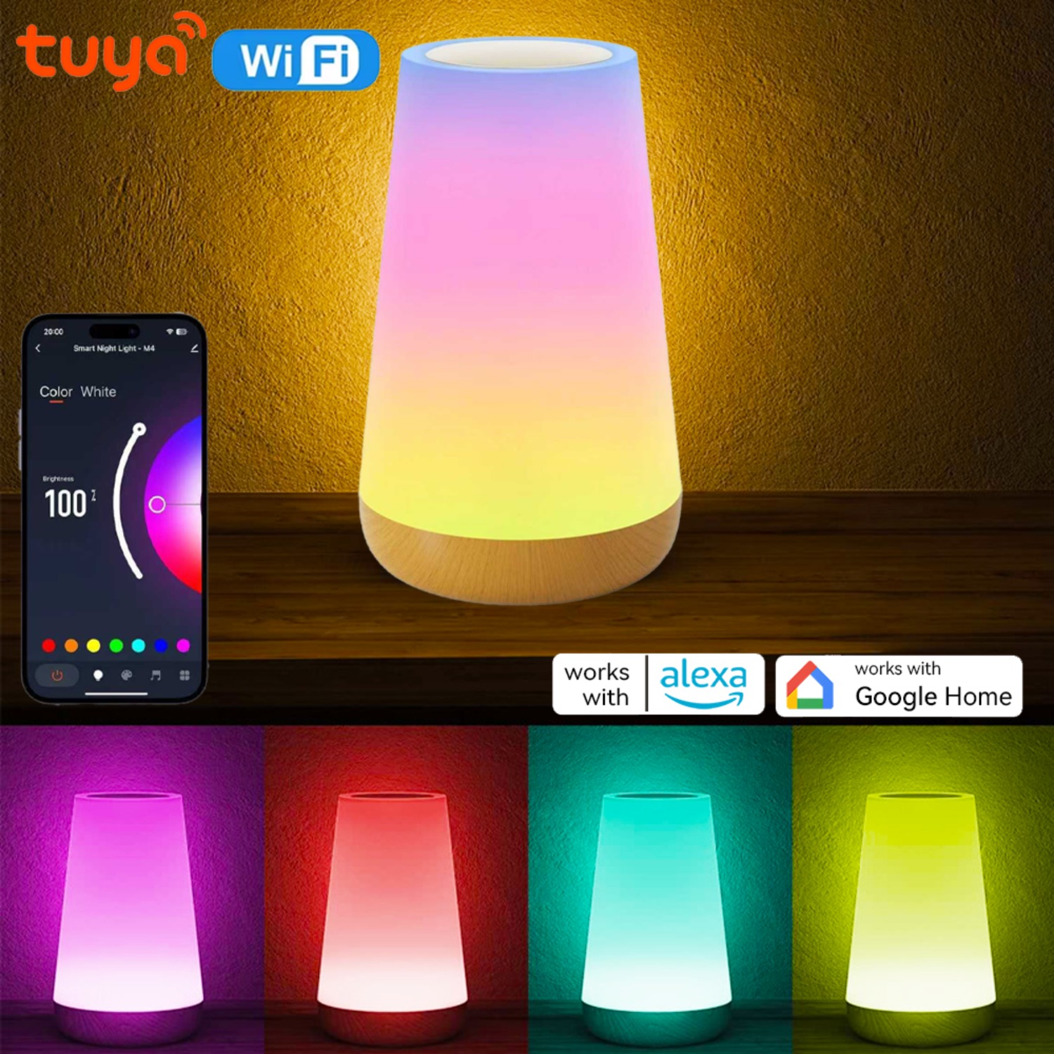 USB-Aufladbare Tuya WiFi Smart – Desk Setup Rgb Bewertung und Preis