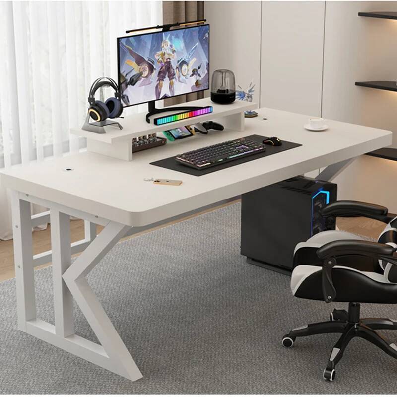 Geformter L-Gaming-Schreibtisc – Desk Setup Laptop And Monitor Bewertung und Preis