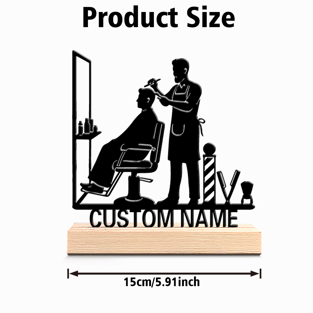 1 Stück Personalisierte Haarsc – Desk Setup Decor Bewertung und Preis