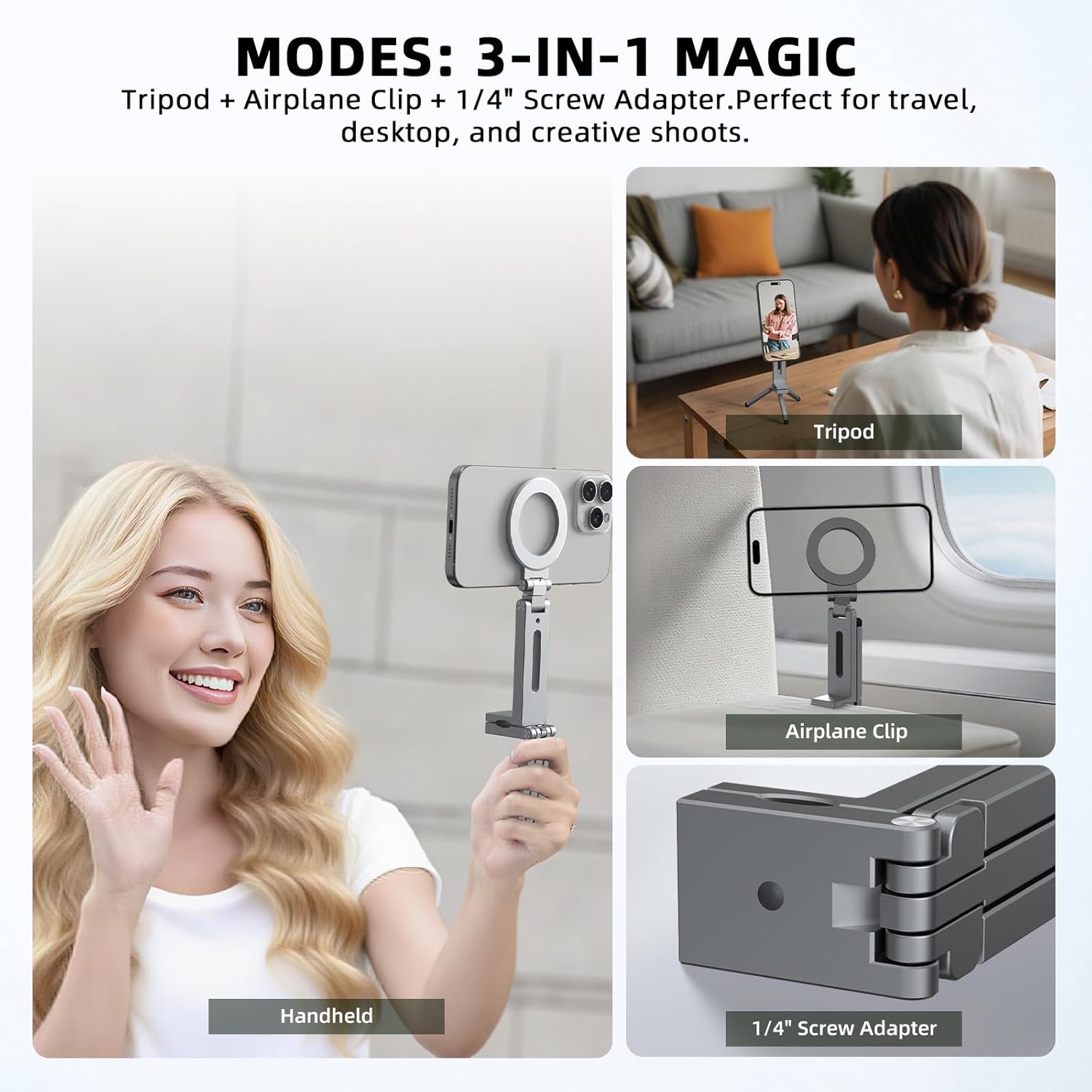 Magnetischer Selfie-Handyhalte – Desk Setup Essentials Bewertung und Preis