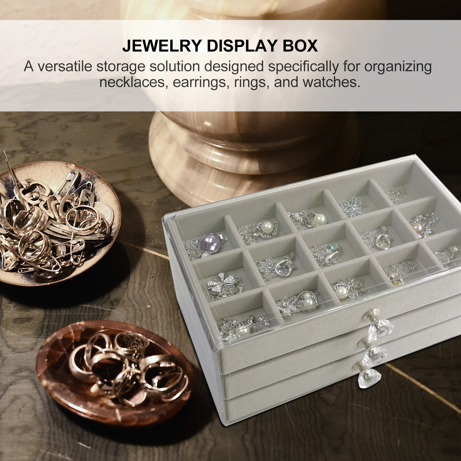 45-Fächer-Schmuck-Organizer-Bo – Jewelry Desk Setup Bewertung und Preis