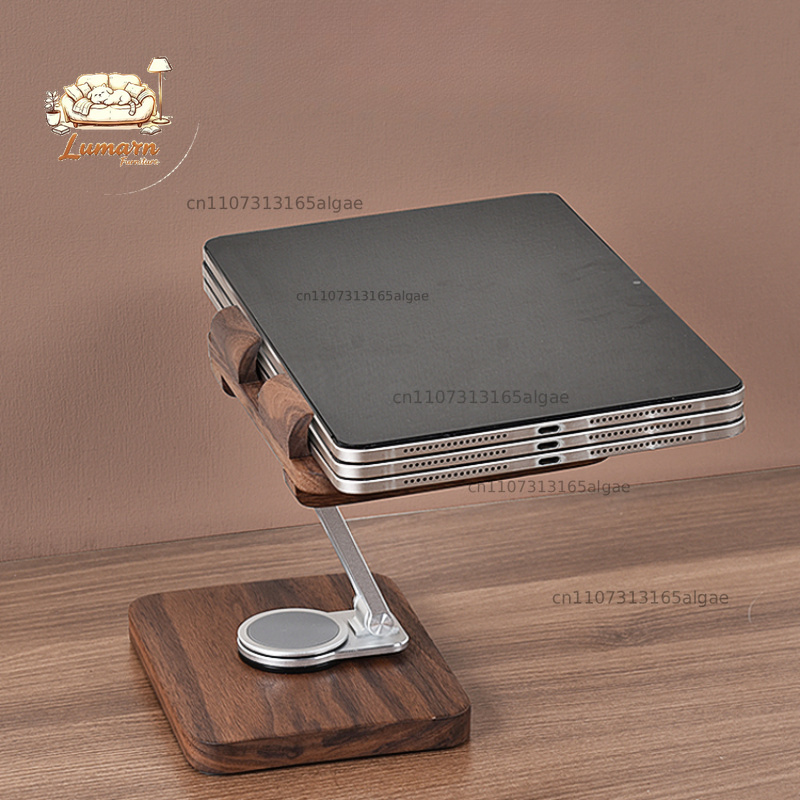 Schwarzer Walnuss-iPad-Ständer – Desk Setup Tablet Bewertung und Preis