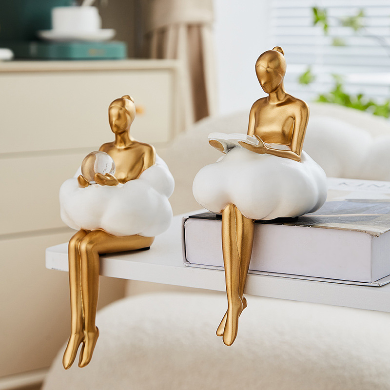 Ballett-Mädchen Wolken Abstrak – Desk Setup Girl Bewertung und Preis