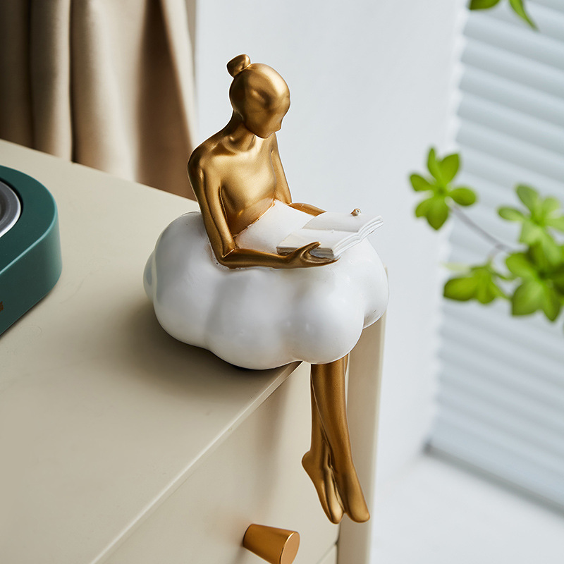 Ballett-Mädchen Wolken Abstrak – Desk Setup Girl Bewertung und Preis