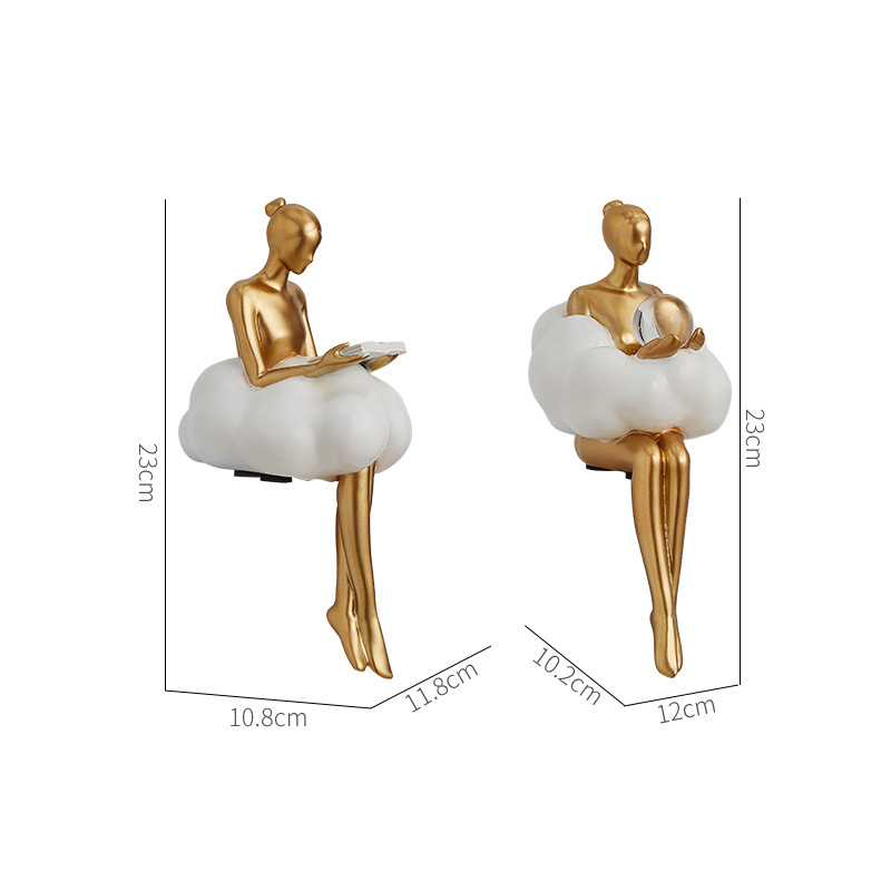 Ballett-Mädchen Wolken Abstrak – Desk Setup Girl Bewertung und Preis