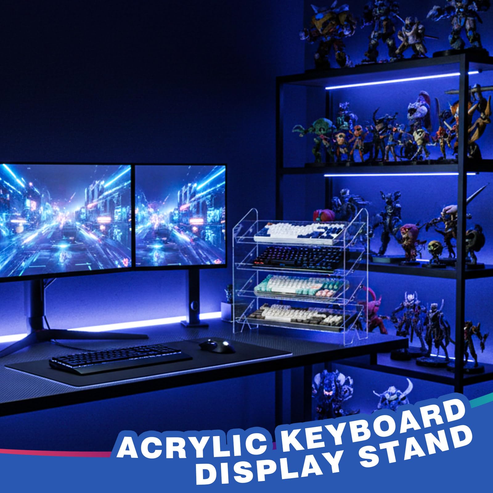 Acryl-Tastatur-Displayständer  – Desk Setup Tablet Bewertung und Preis