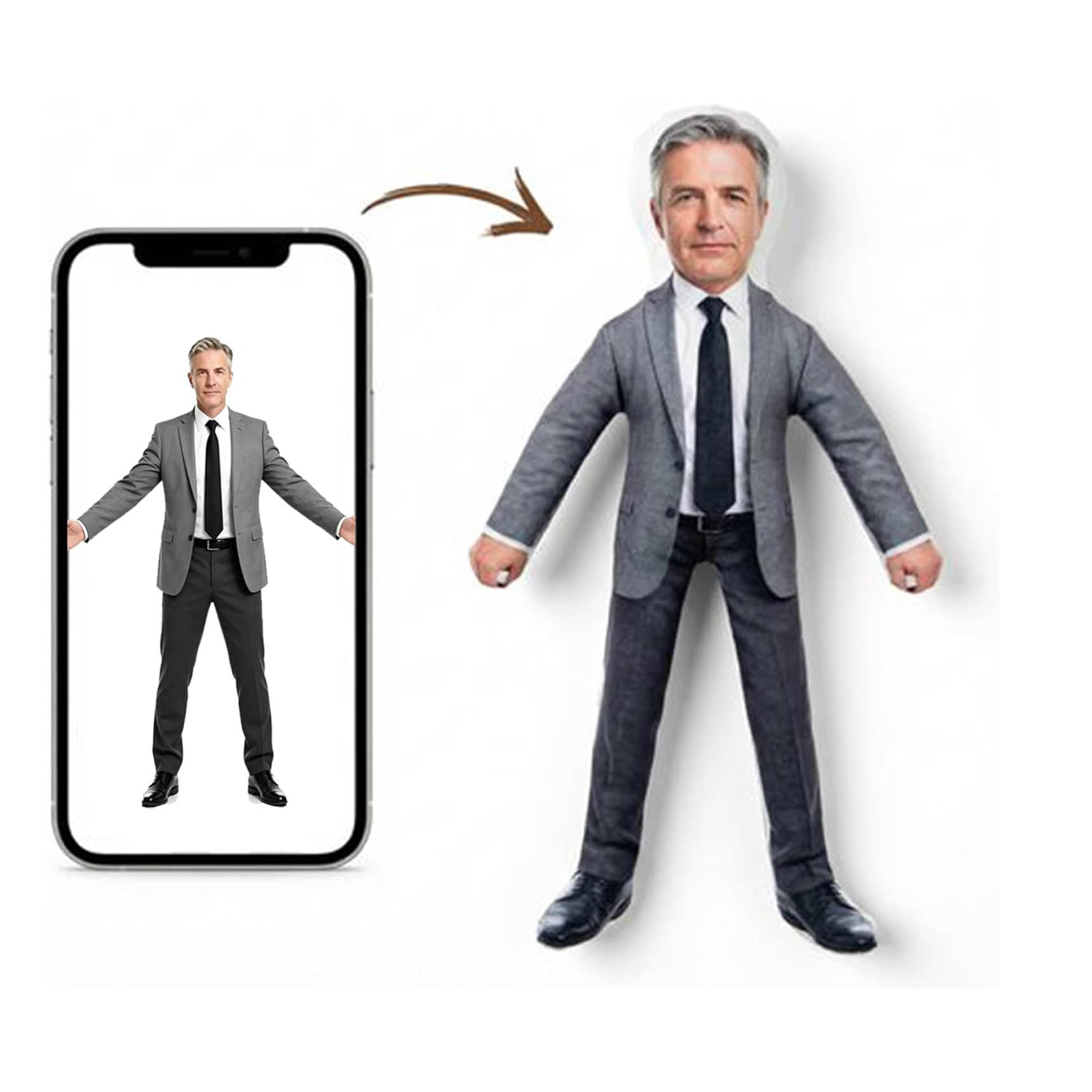 Anpassbare Gelenk-Plüschfigur, – Desk Setup Decor Bewertung und Preis