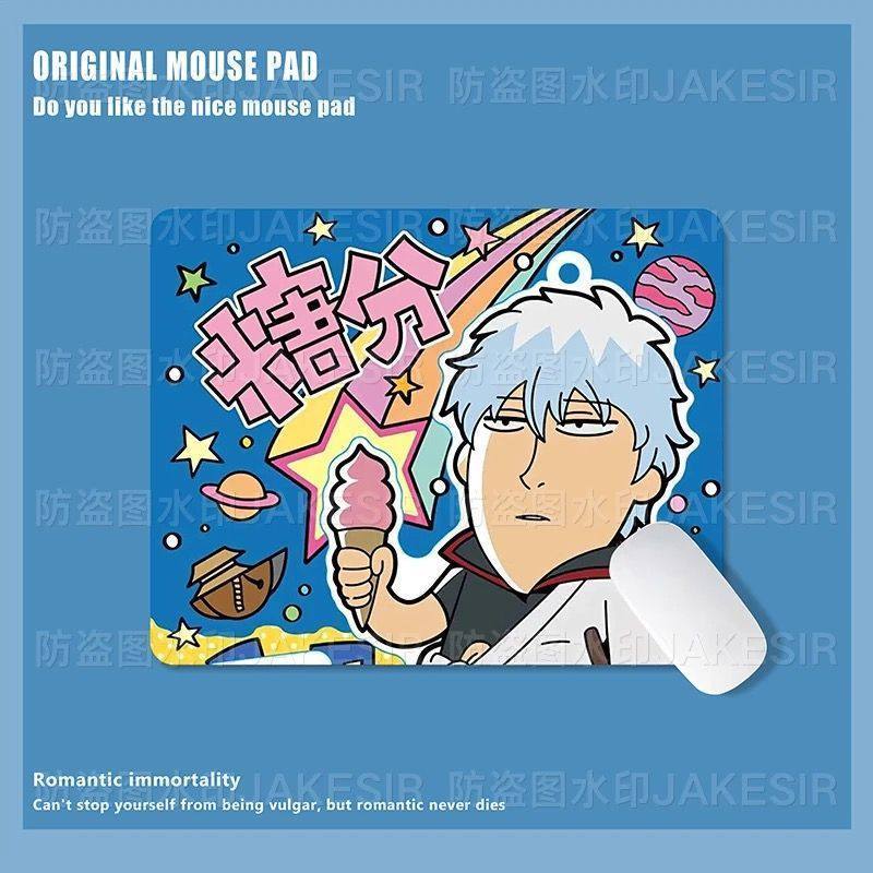 Kawaii Gintama Großes Mauspad  – Desk Setup Laptop Bewertung und Preis