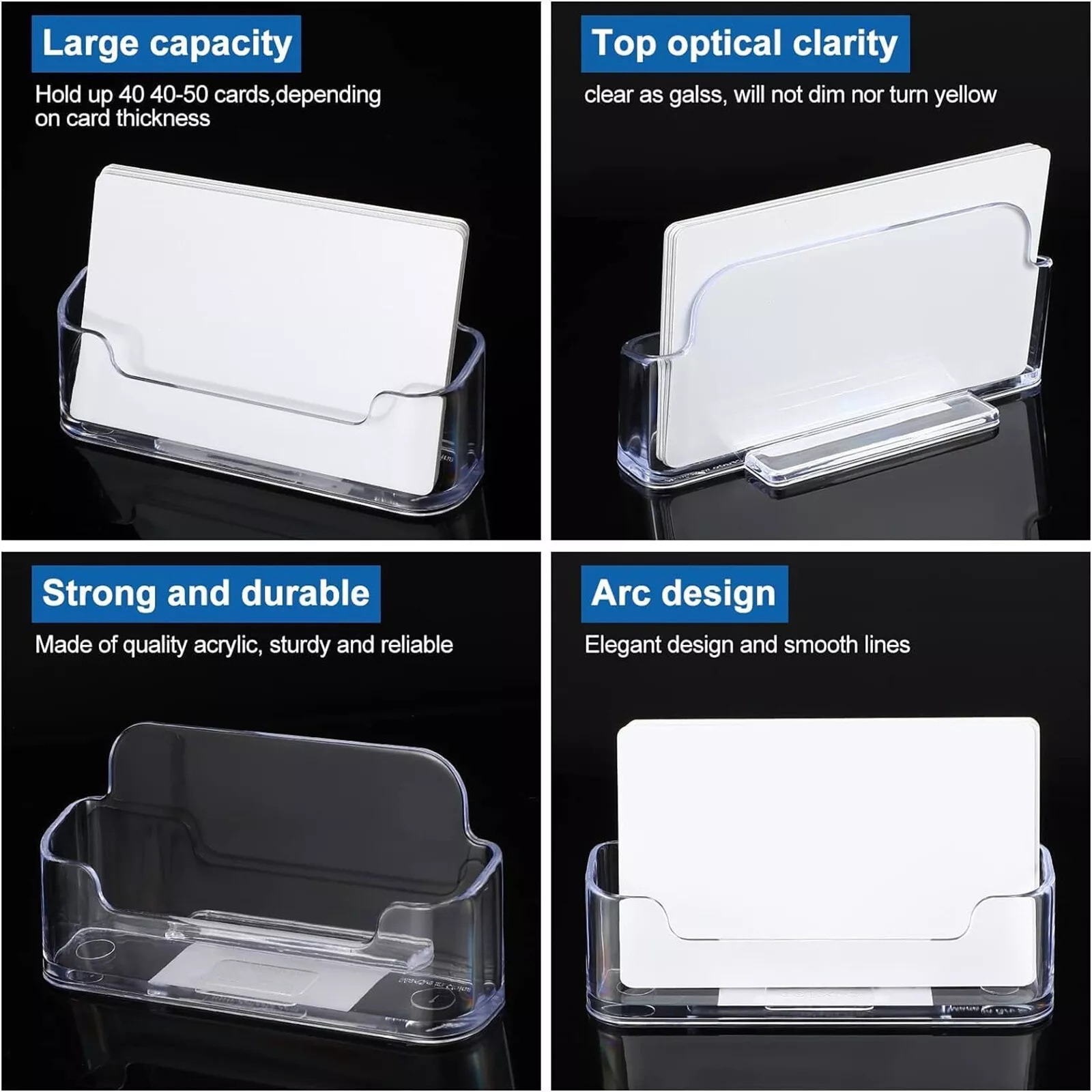 2 Stück transparente Acryl-Vis – Desk Setup Essentials Bewertung und Preis