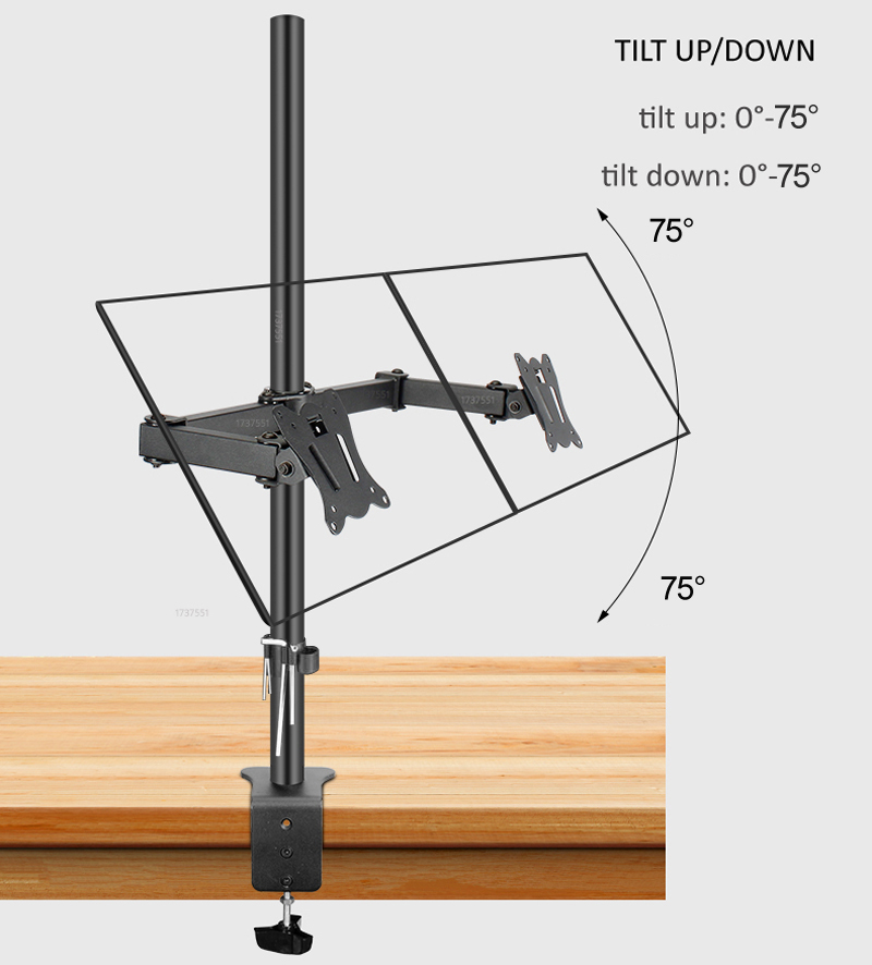 (80cm) DL-T902-280II Vollbeweg – Desk Setup Monitor Arm Bewertung und Preis