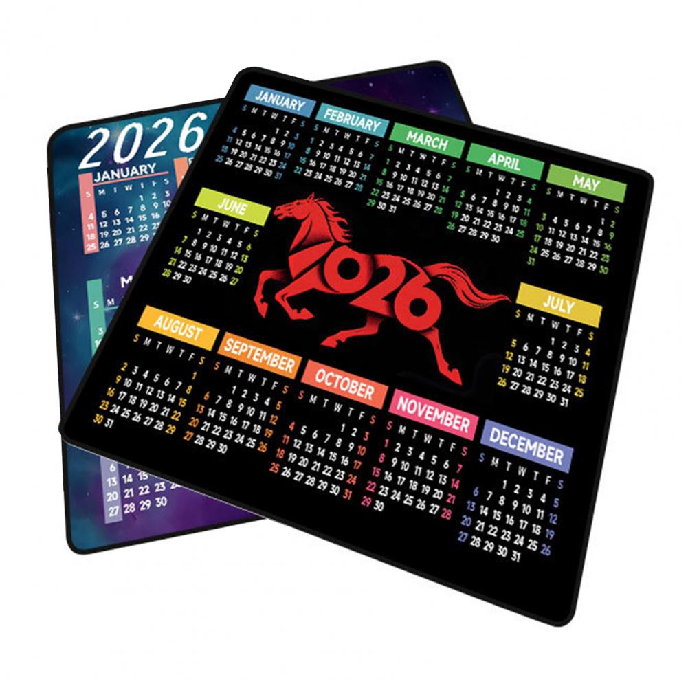 2026-Kalender-Mauspad, wasserd – Rubber Mat Desk Bewertung und Preis