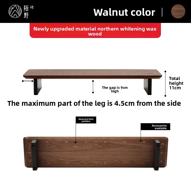 Massivholz Monitor Riser Ständ – Desk Setup Riser Bewertung und Preis
