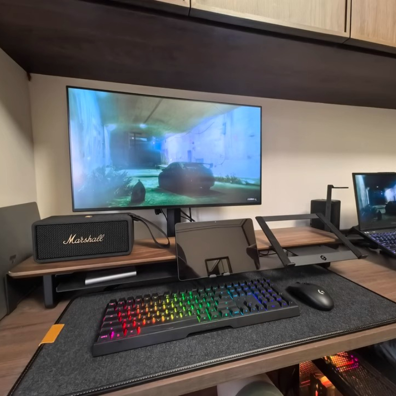 Modularer Monitor-Riser-Stände – Desk Setup Laptop And Monitor Bewertung und Preis