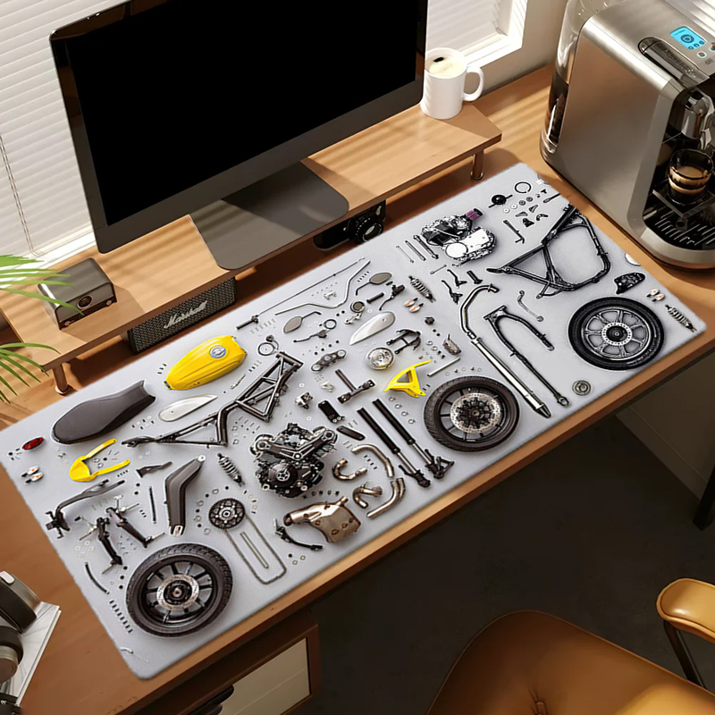 Zerlegbares Diagramm-Gummi-Mau – Rubber Mat Desk Bewertung und Preis