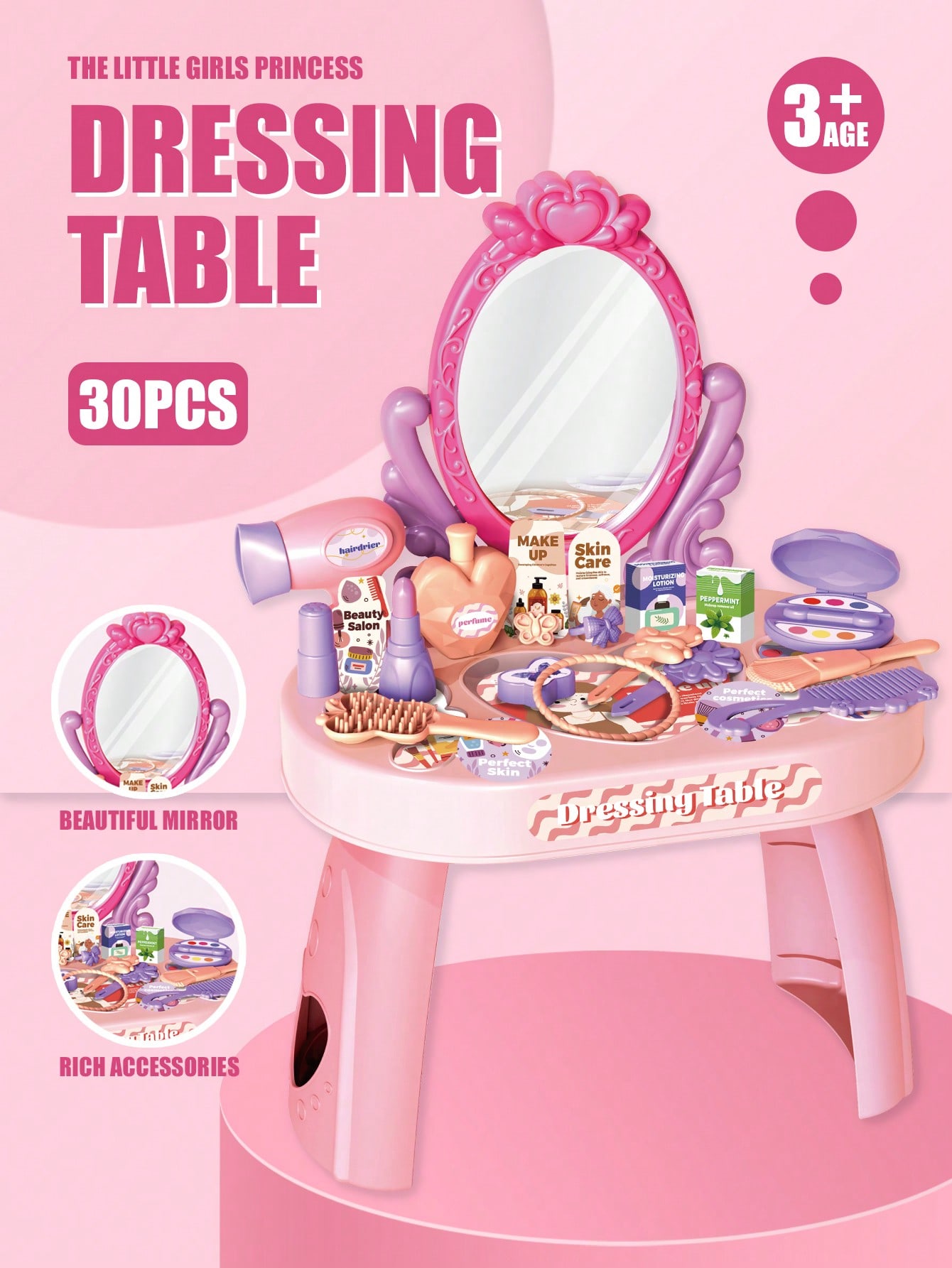Kinder Prinzessinnen Schminkti – Desk Setup Girl Bewertung und Preis