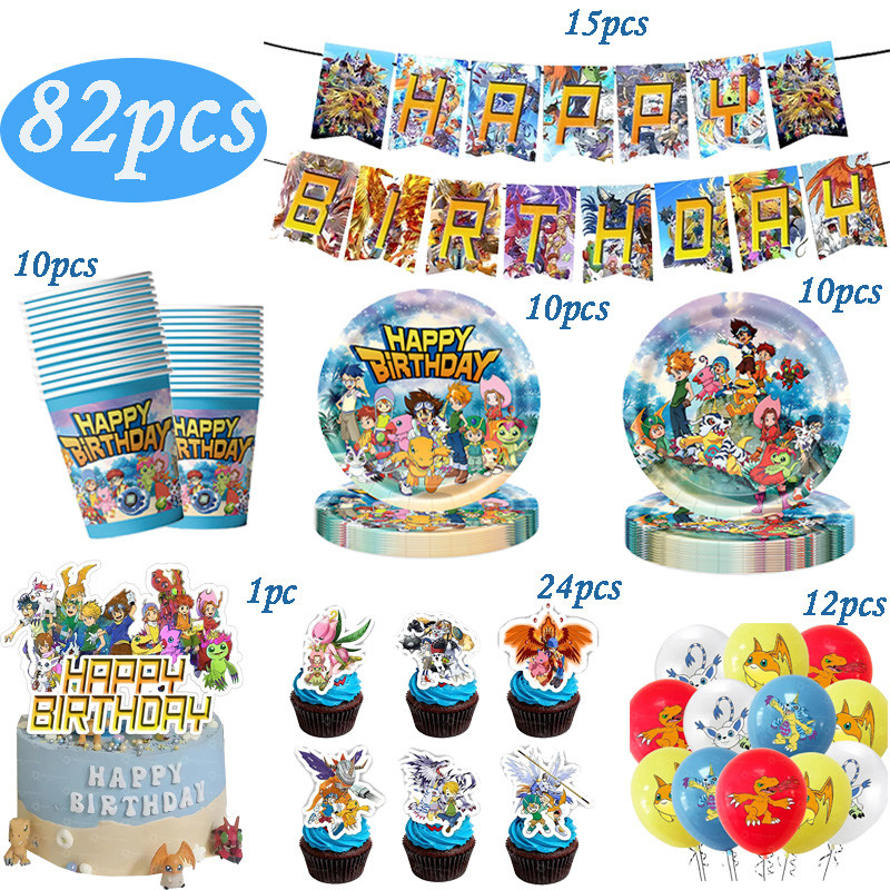 Digimon-Themen Geburtstagspart – Desk Setup Girl Bewertung und Preis