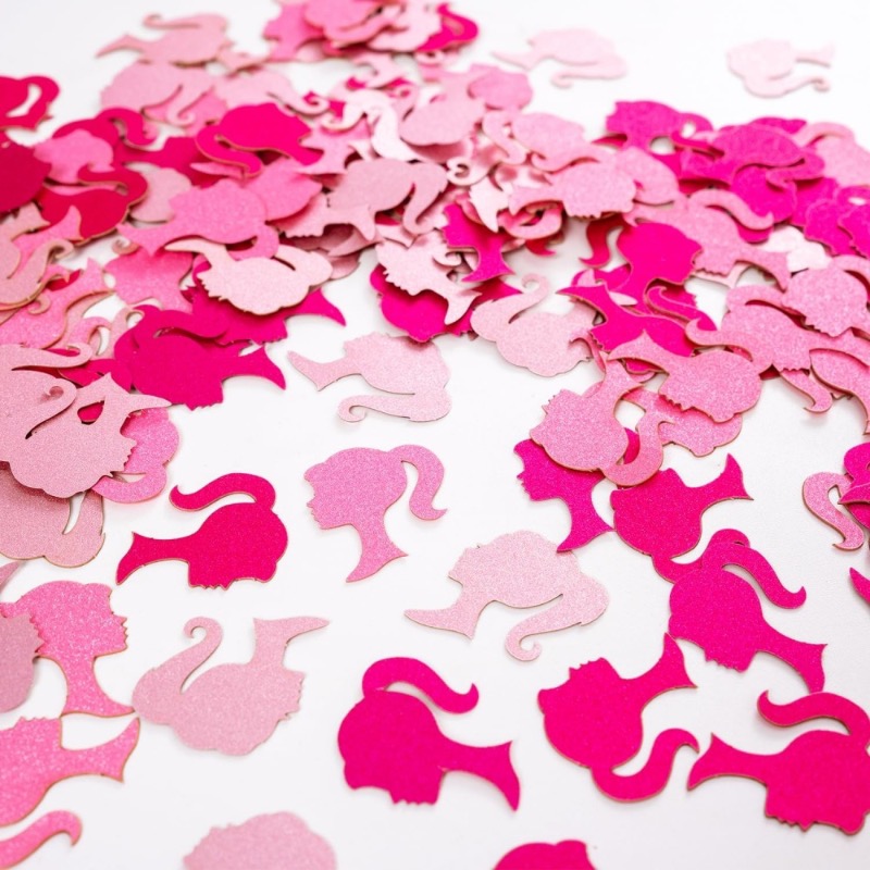 Hot Pink Confetti Glitzer Mädc – Desk Setup Girl Bewertung und Preis