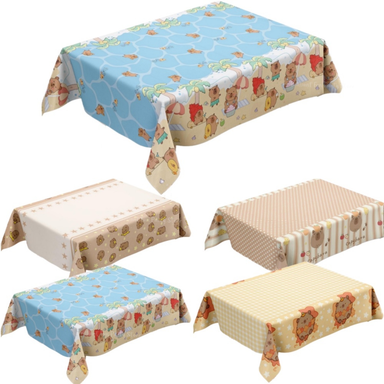 Niedliche Capybara-Tischdecke  – Desk Setup Girl Bewertung und Preis